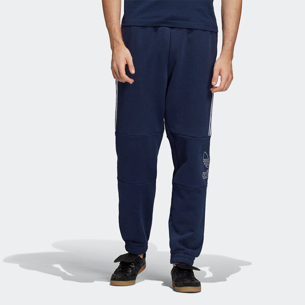 Спортивные штаны adidas originals Outline Pant Casual Sports Pants Blue, синий — фото 3