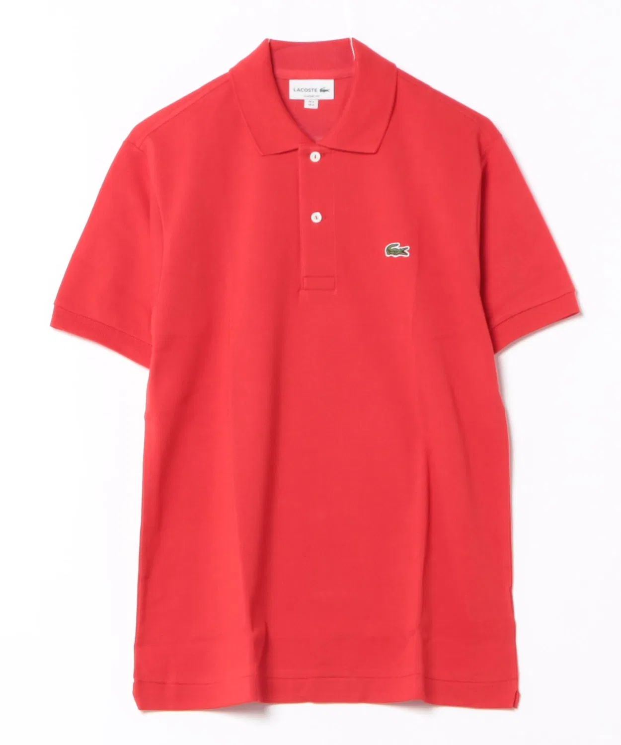 Поло Lacoste L.12.12 красное
