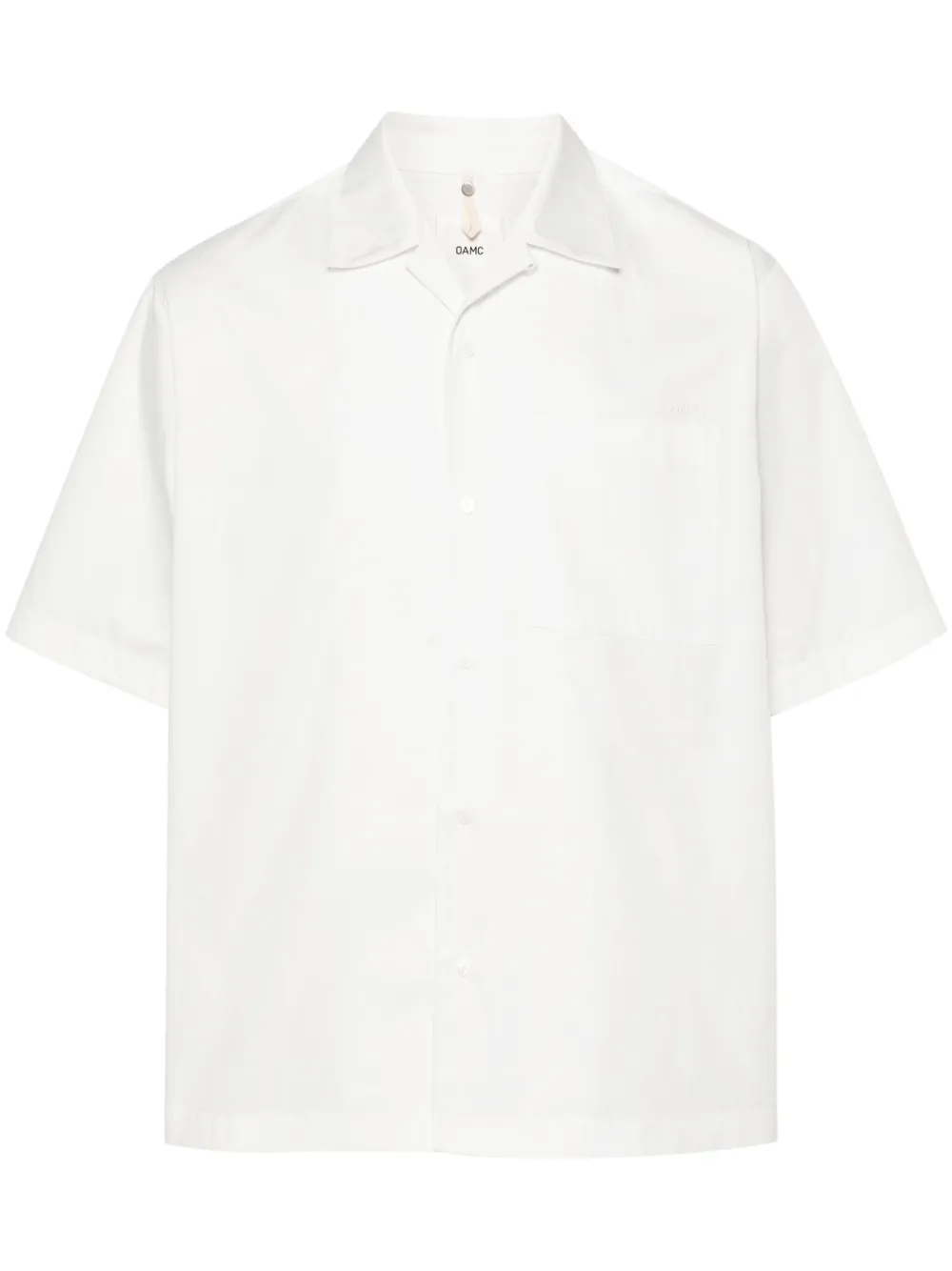 

Поплиновая рубашка с нашивкой OAMC, белый