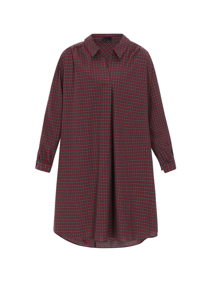 

DreiMaster Женское платье в красную клетку