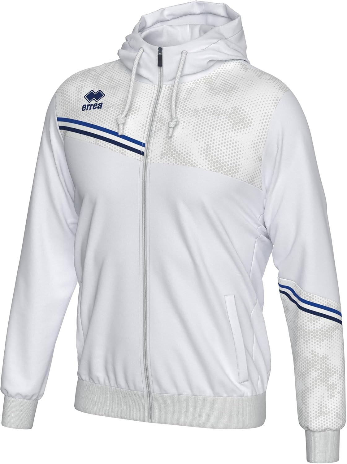 

Мужская толстовка на молнии ERREA с двухрядной отделкой, боковыми карманами на молнии и антистатическими свойствами. Доступна в белом/синем/темно-синем цвете (размер 3XL). Оригинал. HG0H0Z05210