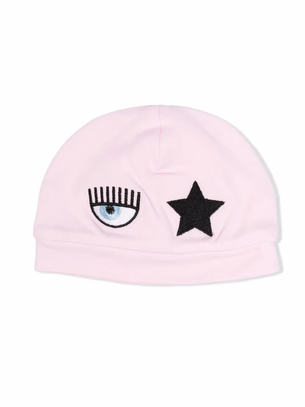 

Шапка с вышивкой Eyestar Chiara Ferragni Kids, розовый