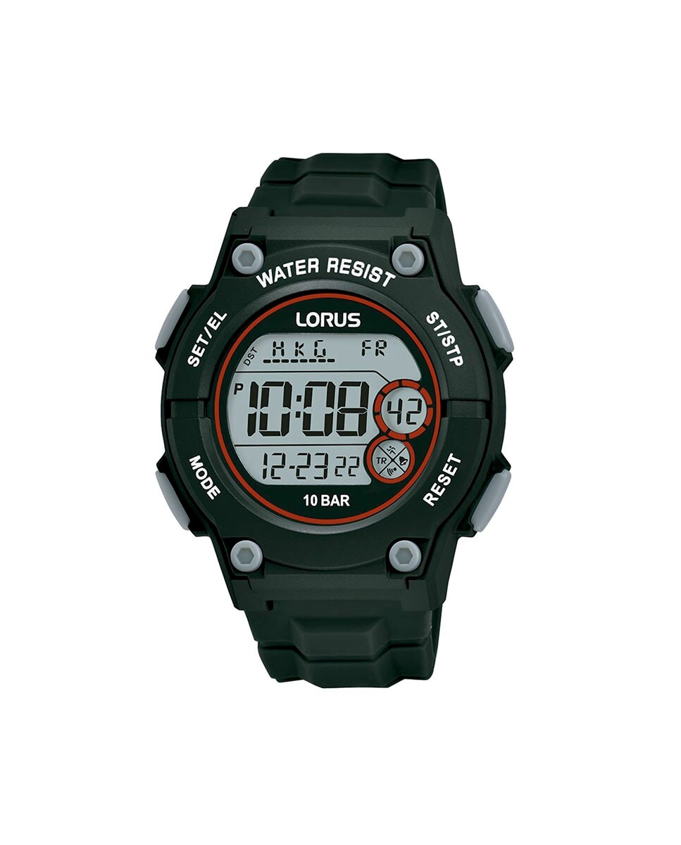 

Мужские часы Sport man R2329PX9 с силиконовым ремешком и черным ремешком Lorus, черный