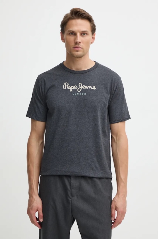 

Футболка хлопковая Eggo Pepe Jeans, серый