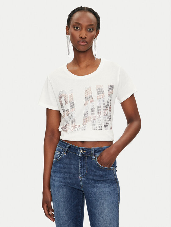 

Футболка regular fit TF4205 JS923 Liu Jo, белый