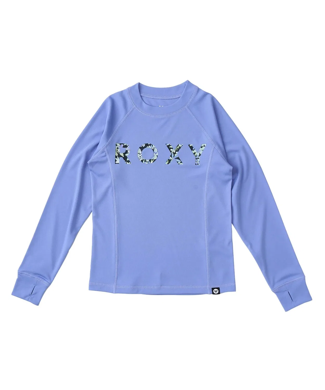 Рашгард детский Roxy Mini Artsy Floral Lo, полиэстер, бирюзовый