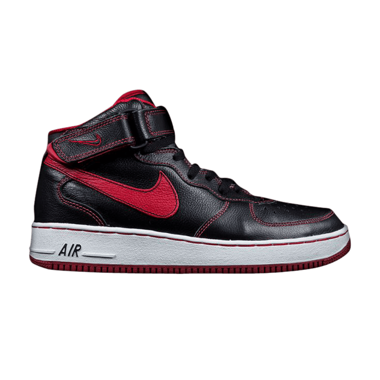 

Кроссовки Nike Air Force 1 Mid B 'Black Varsity Red', черный