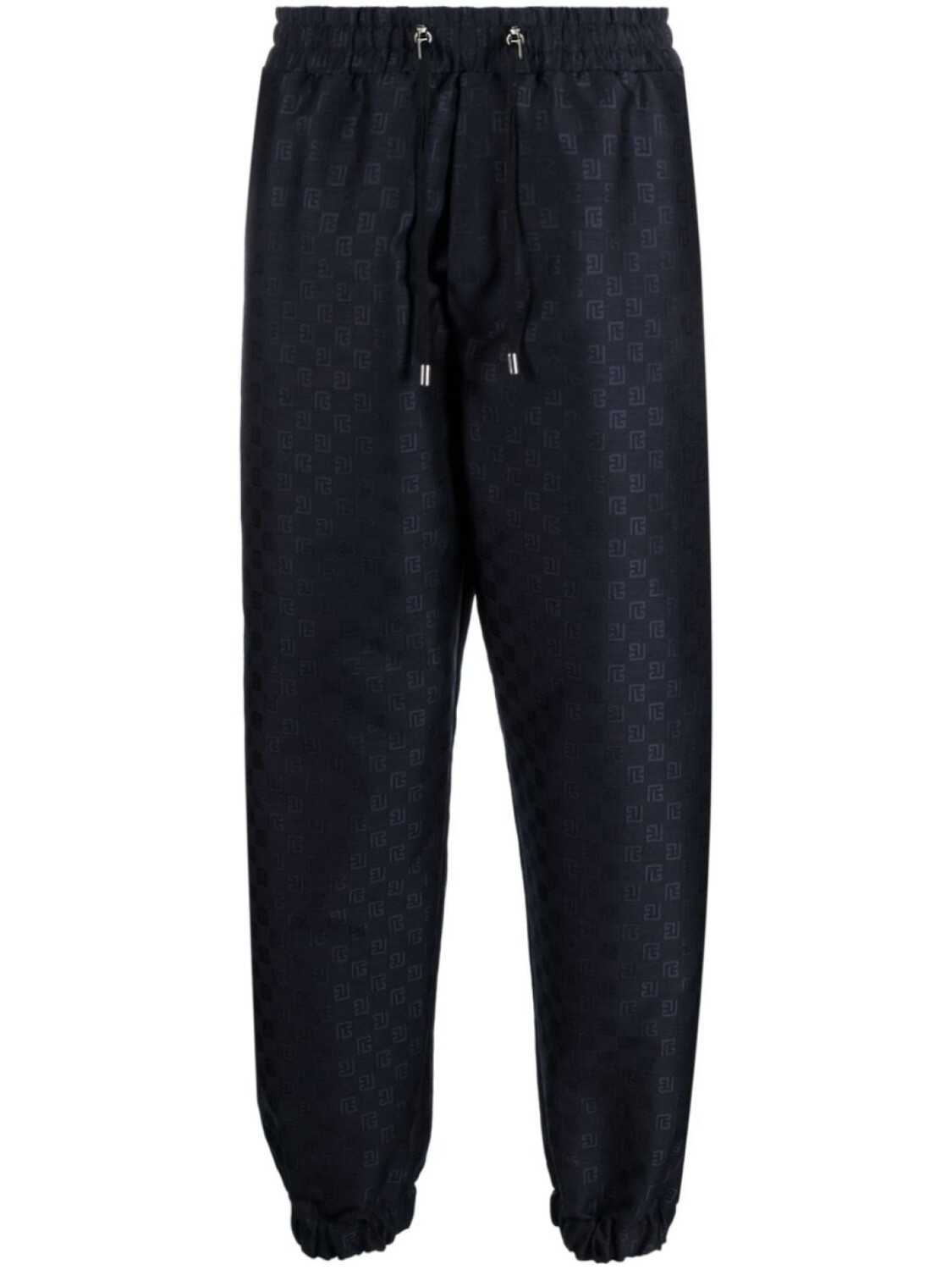 

Balmain спортивные брюки с монограммой, синий