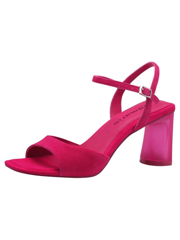 Сандалии на плоской подошве Tamaris, цвет fuxia