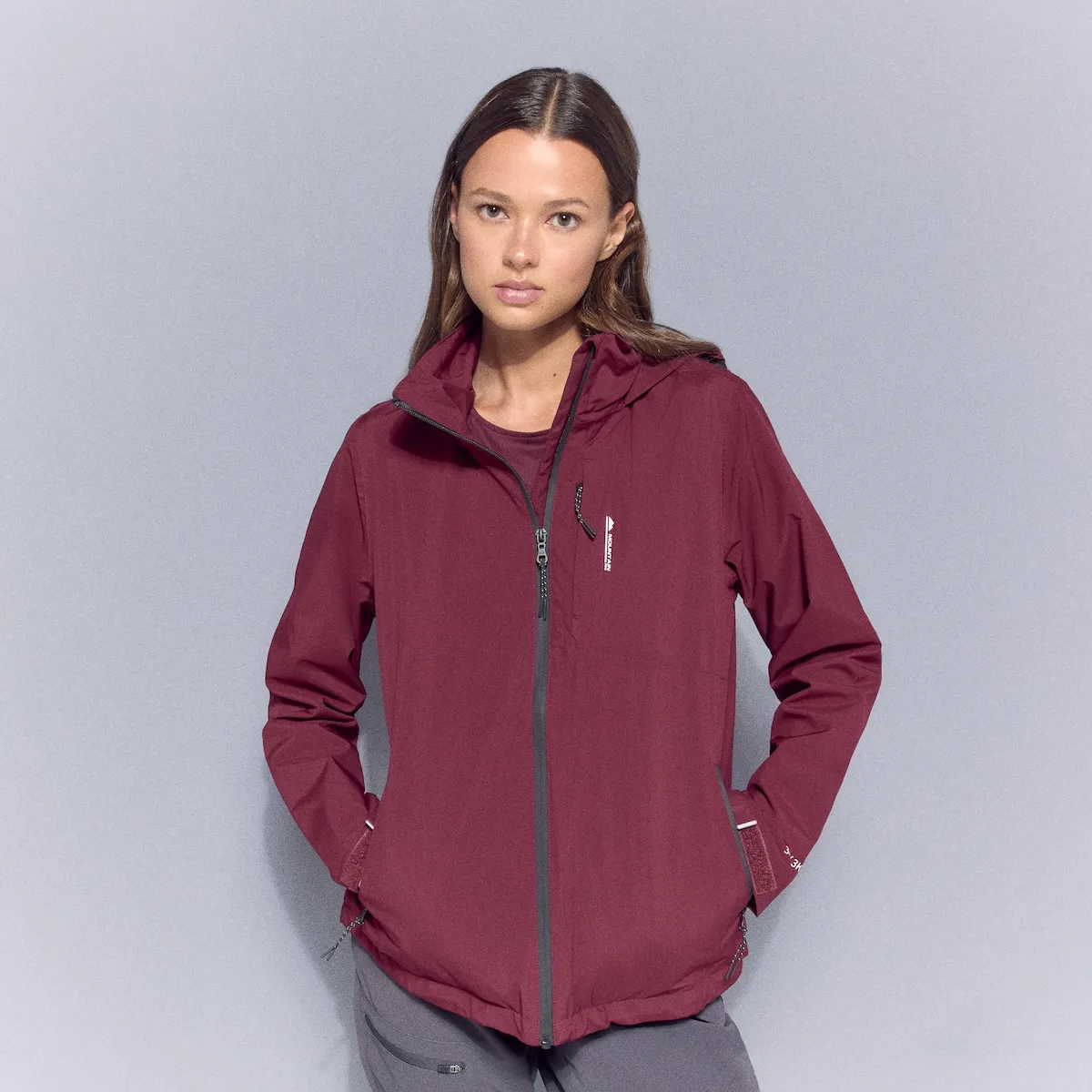 

Женская куртка Mountain Pro Дождевик Mountain Pro 3K/3K Mountain PRO, бордовый