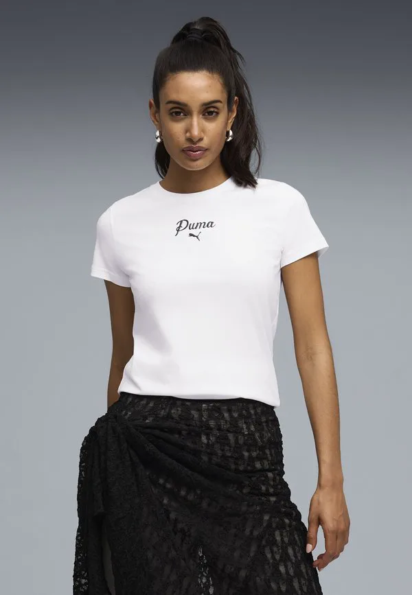 

Футболка essentials с принтом в виде надписи Puma, White, Белый, Футболка essentials с принтом в виде надписи Puma, White