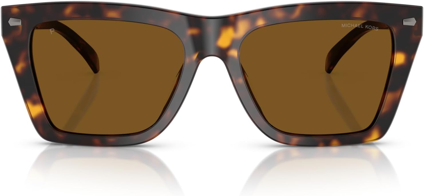 

Michael Kors мужские солнцезащитные очки Mk2225u Pebble Beach Universal Fit Square, Dark Tortoise/Dark Brown Solid Polarized