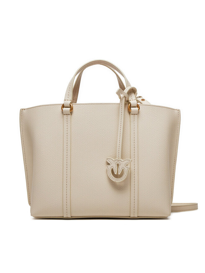 

Классическая сумка Carrie Shopper Classic PE 24 PLTT 102833 Pinko, экрю, Белый, Классическая сумка Carrie Shopper Classic PE 24 PLTT 102833 Pinko, экрю