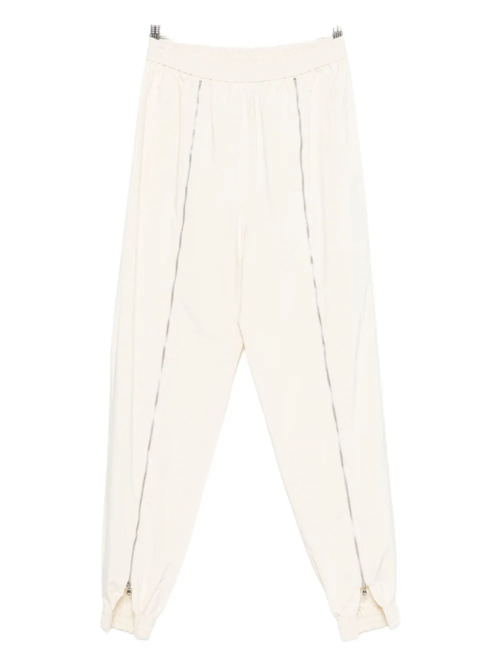 

Спортивные брюки с застежками-молниями Tibi, белый