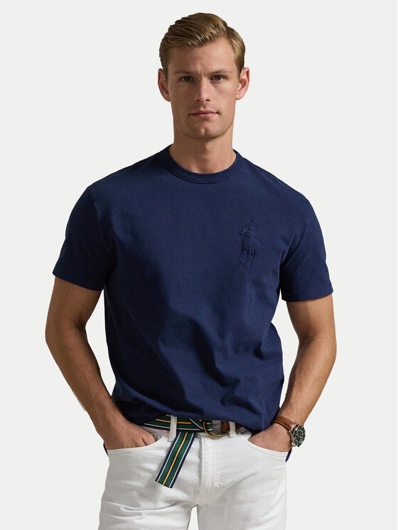 

Футболка классического кроя Polo Ralph Lauren, синий