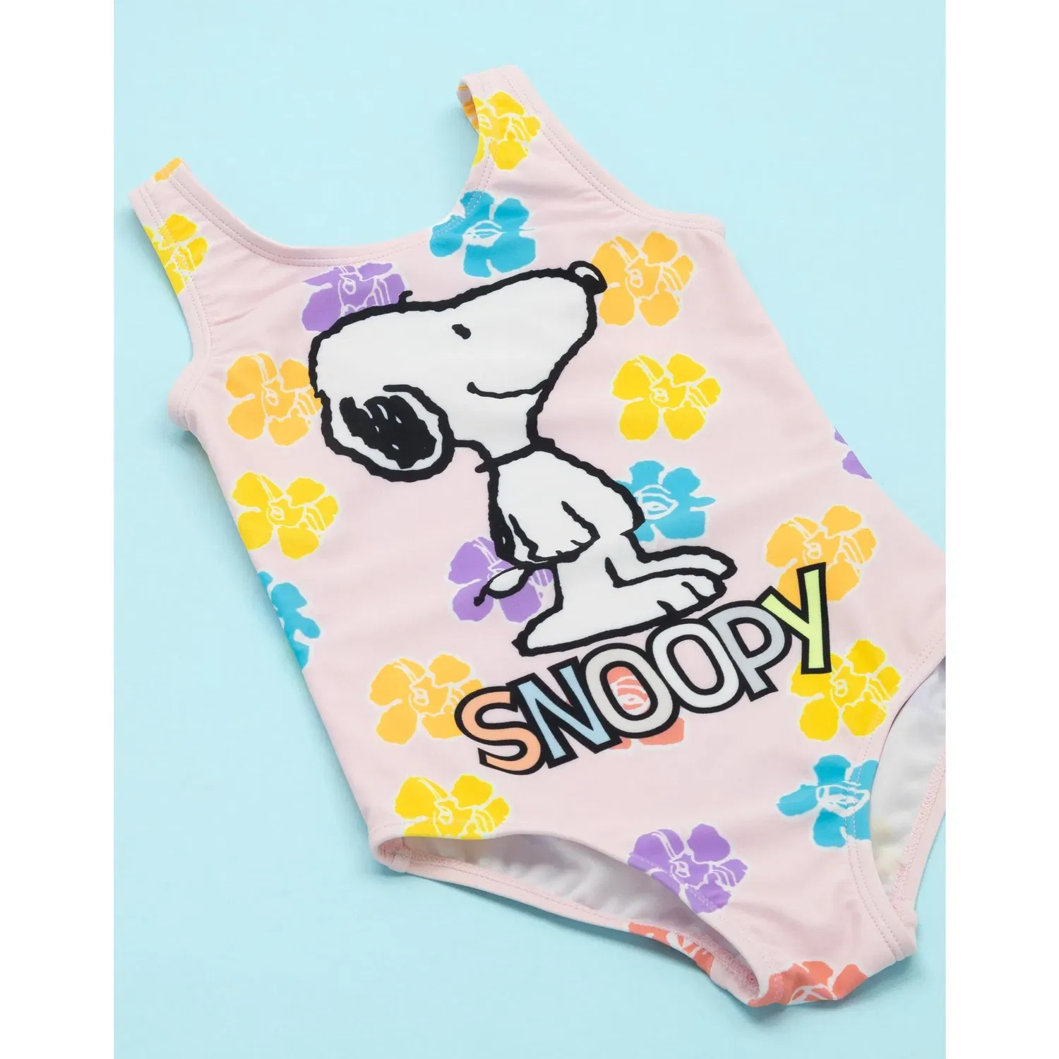 Купальник Snoopy для девочек Peanuts, розовый — фото 3