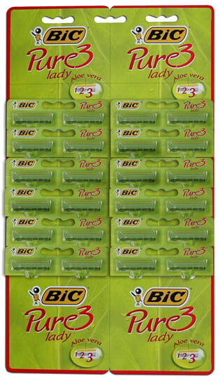 

Бритва, 24 шт. Bic, Pure 3 Lady