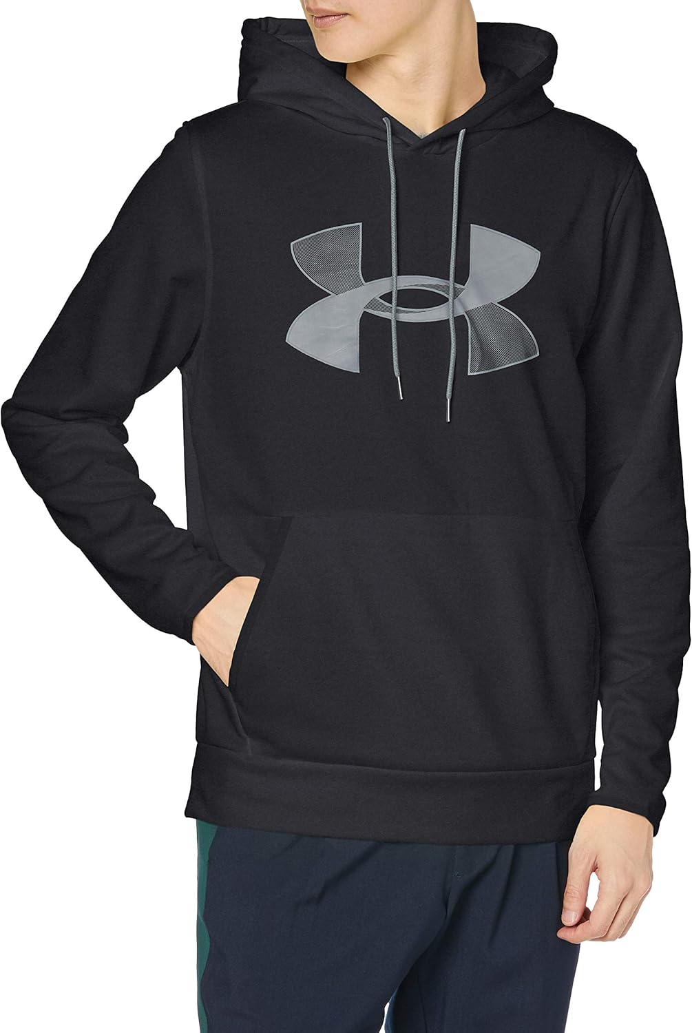 

Толстовка Under Armour Men's Armour Fleece Big Logo, Black (001)/Pitch Gray