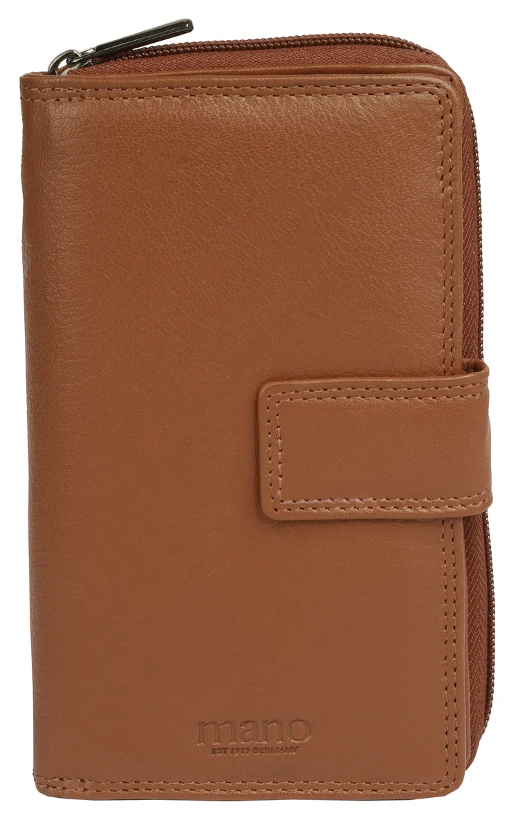 

Кошелек MANO, натуральная кожа, цвет Cognac