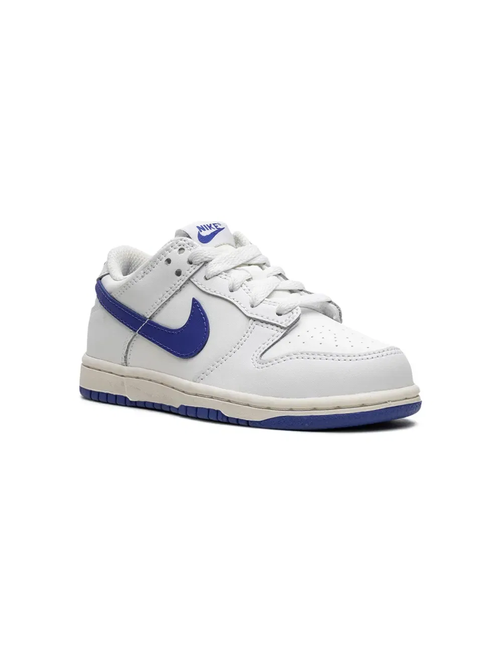 Низкие кроссовки Dunk в расцветке «Summit White/Hyper Royal» Nike Kids, белый