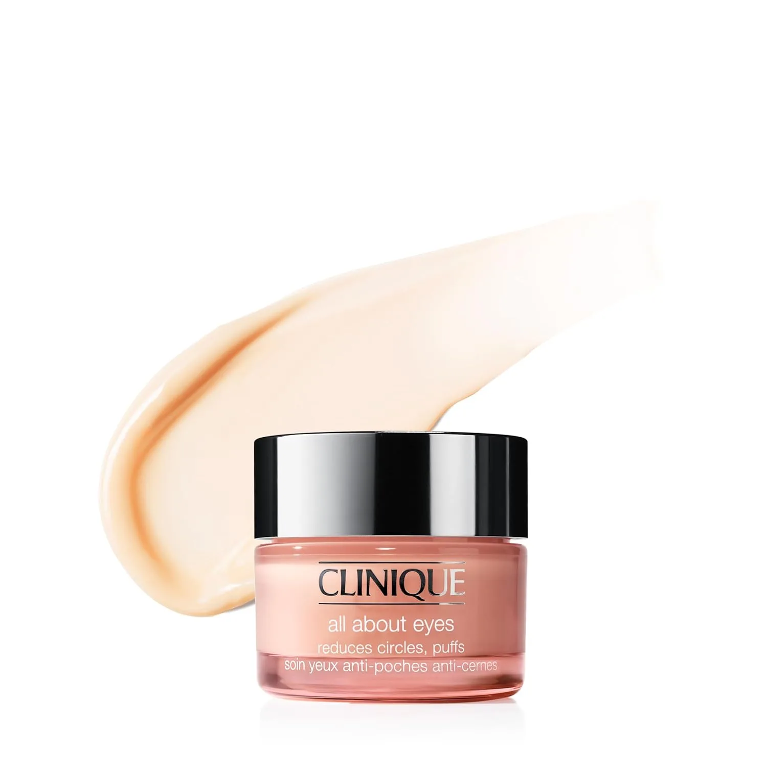 Clinique All About Eyes Легкий крем для глаз с витамином С | Увлажняющий, осветляющий, снимающий отечность и уменьшающий темные круги под глазами, 28 г 1.70 г (1 шт.)