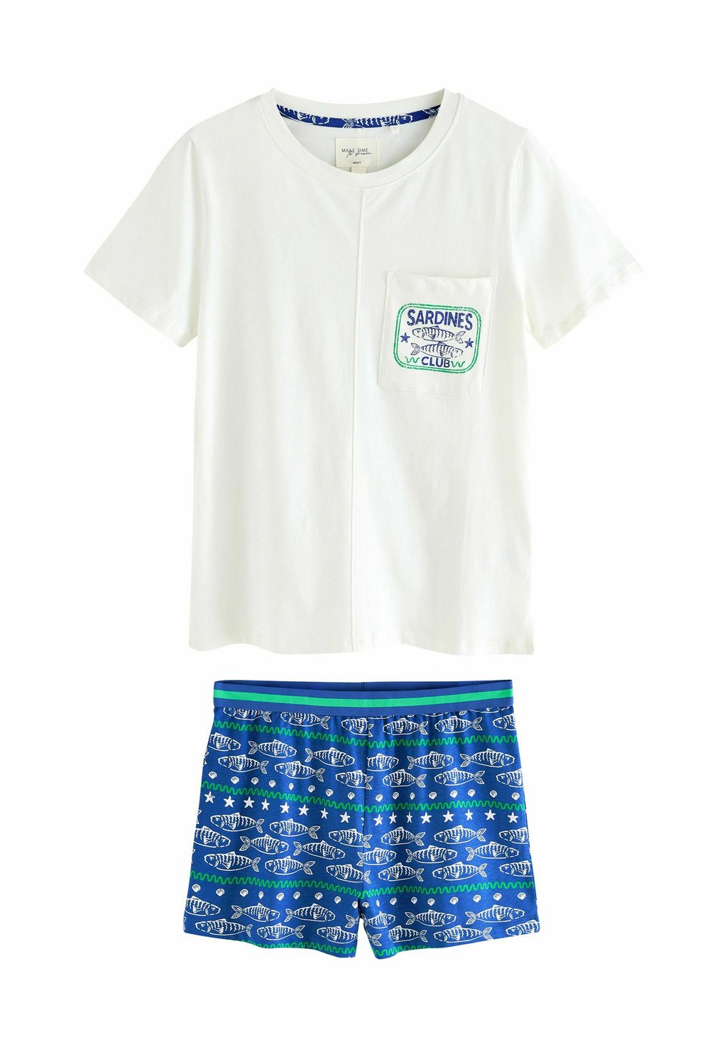 

Пижамный комплект SHORT SLEEVE - REGULAR FIT SET - Pyjamas Next, синий