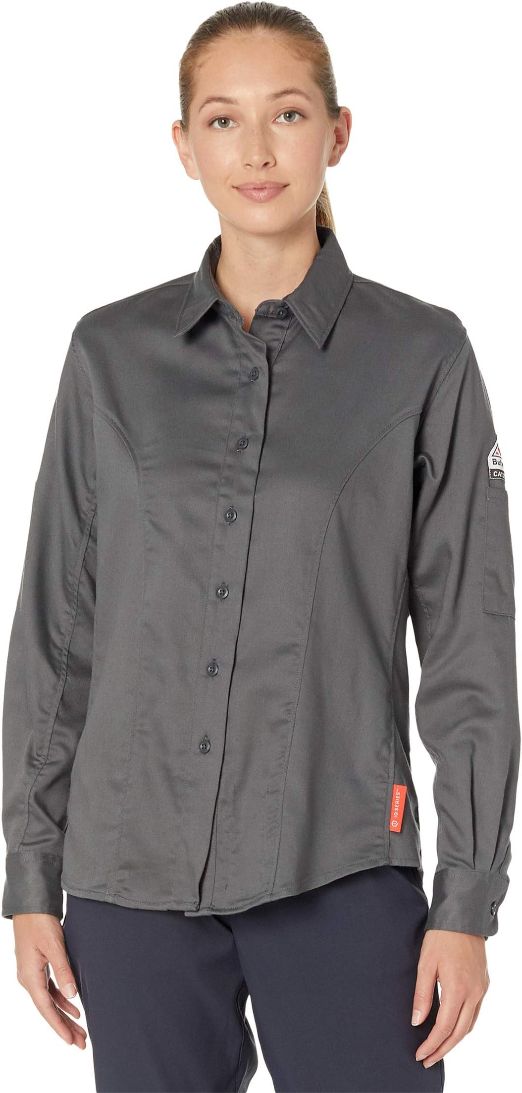 

Рубашка Bulwark FR iQ Series Comfort Woven Long Sleeve Shirt, цвет Charcoal