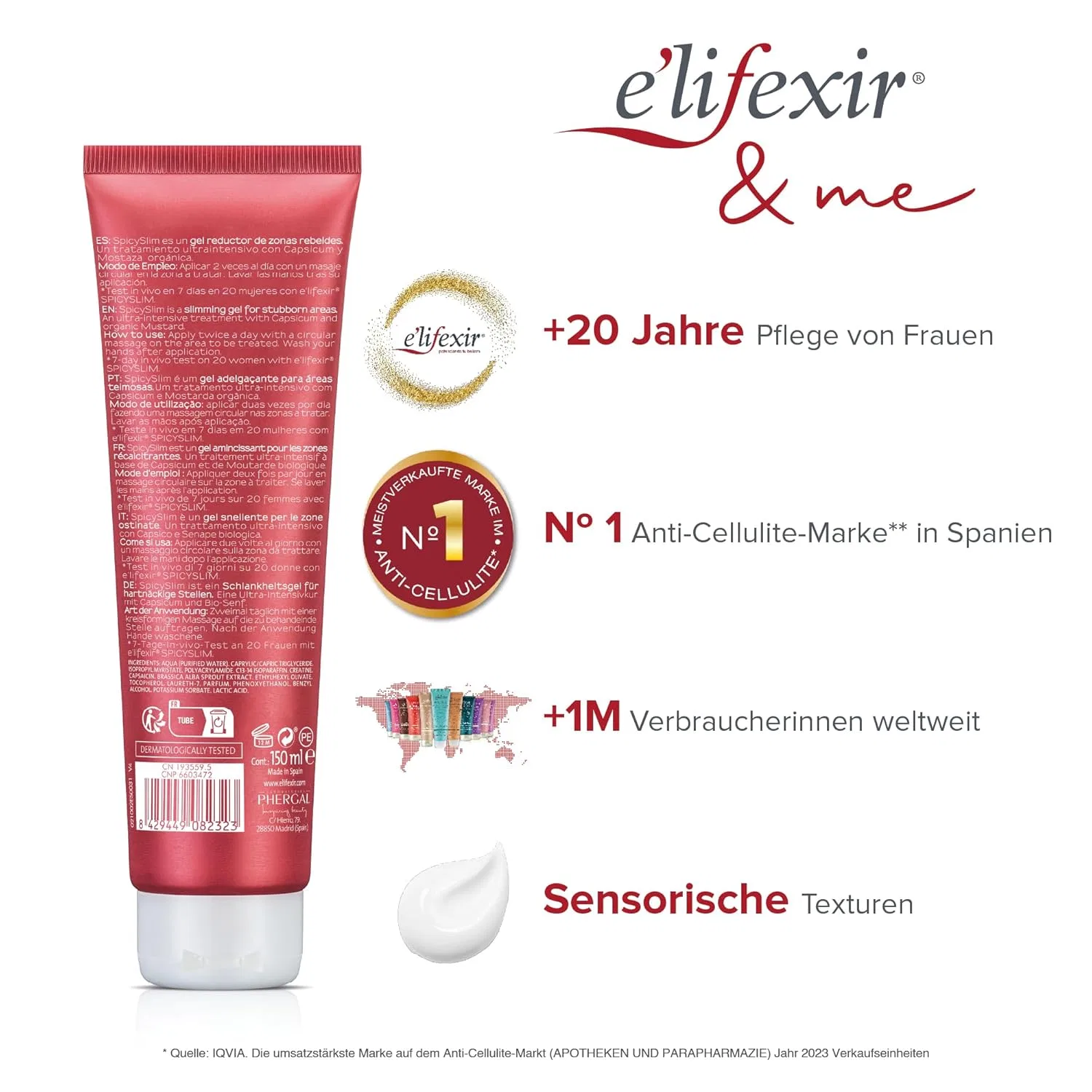 Экстремальный моделирующий крем «Spicyslim» от E'LIFEXIR для борьбы с локальным жиром E'Lifexir — фото 4