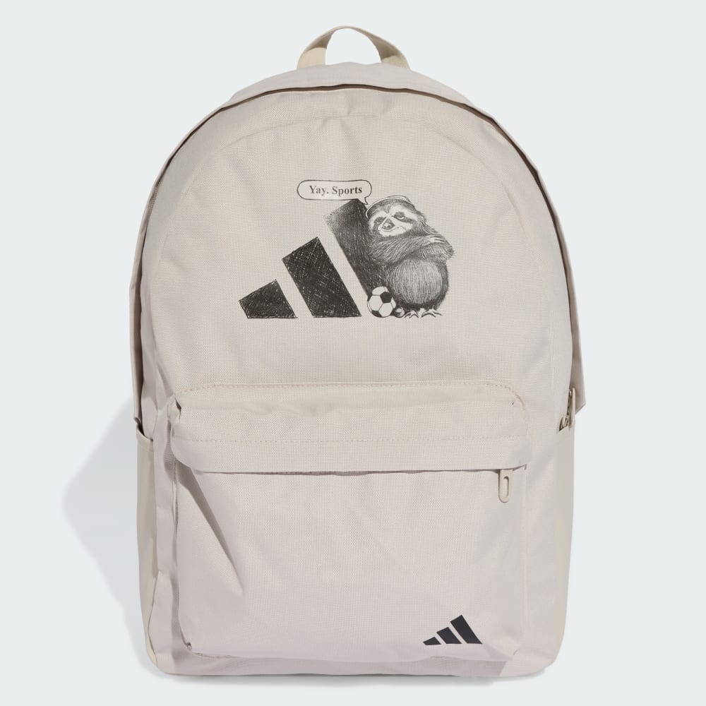 

Рюкзак Adidas Classic Yay Sport Graphic Backpack, цвет Beige/Black
