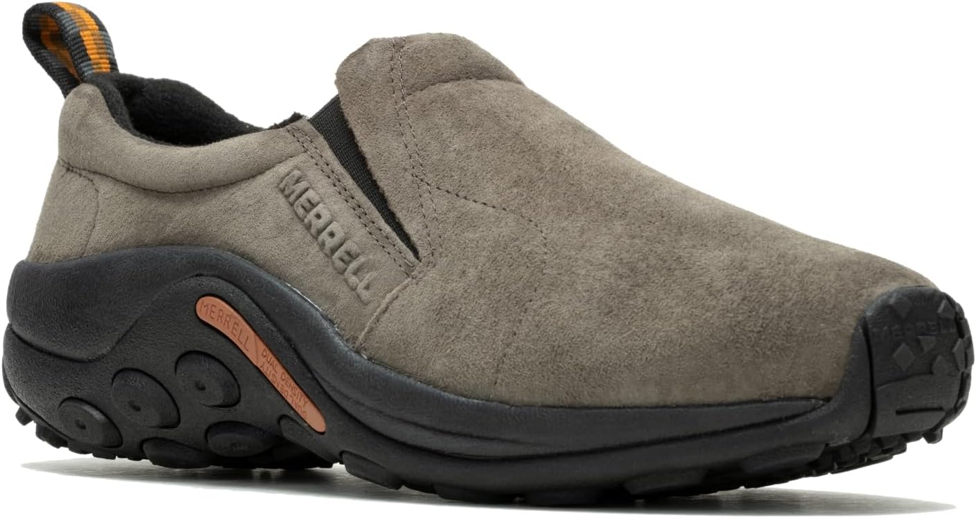 Мужские слипоны Merrell Jungle из кожи, Brown (Gunsmoke Wide) — фото 4