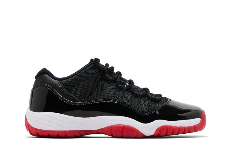 

Кроссовки Air Jordan 11 Retro Low GS 'Bred' 2025, черный