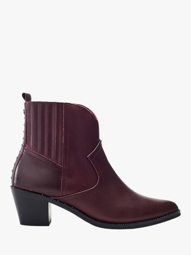 Ботинки Anniee с миндалевидным носком Moda in Pelle, Burgundy