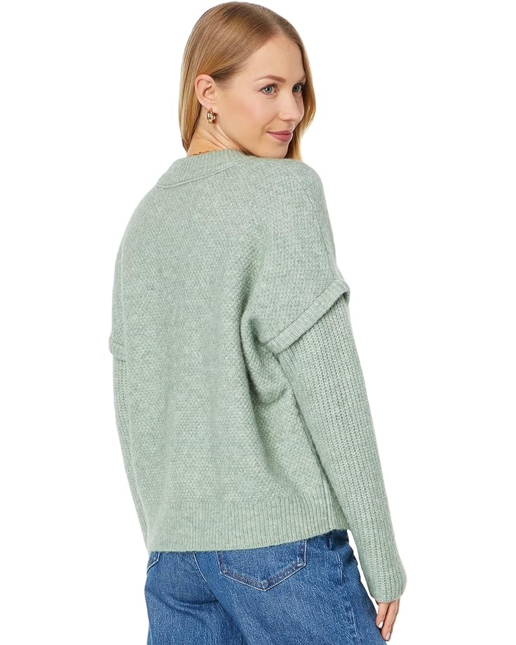 

Свитер Madewell Kiawah Cable Crew, цвет Frosted Sage