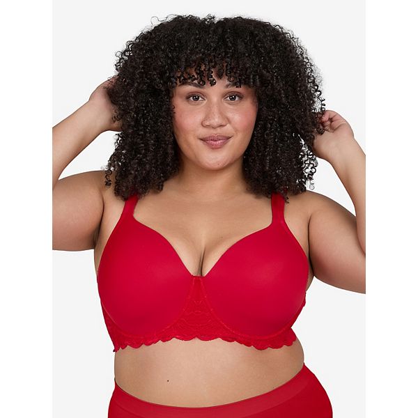 

Бюстгальтер-майка Chloe с кружевной лентой и легкой чашкой на косточках Leading Lady, Pepper Red