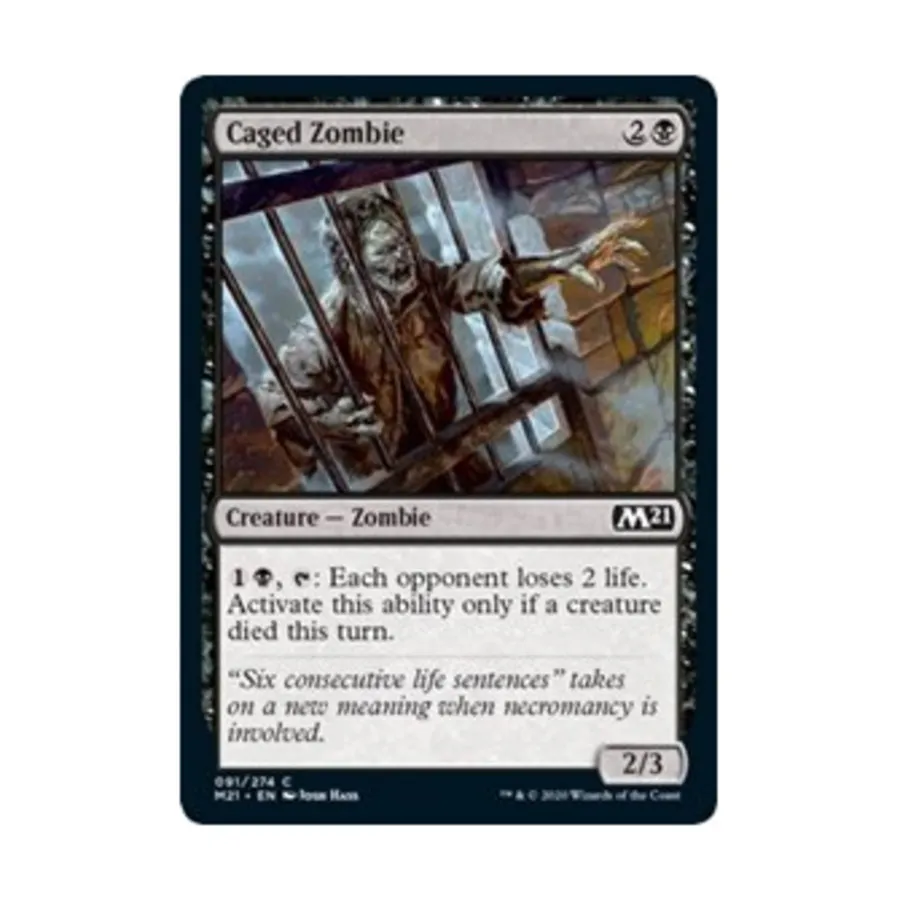 

CCG Зомби в клетке (клавиша C), MTG - Core Set 2021