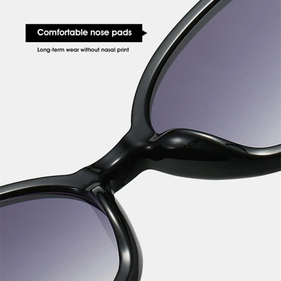 

Роскошные солнцезащитные очки «кошачий глаз» с градиентным переходом цвета для женщин, оправа для мужчин с защитой от УФ-излучения UV400 TYUVIVO, Tortoiseshell Brown