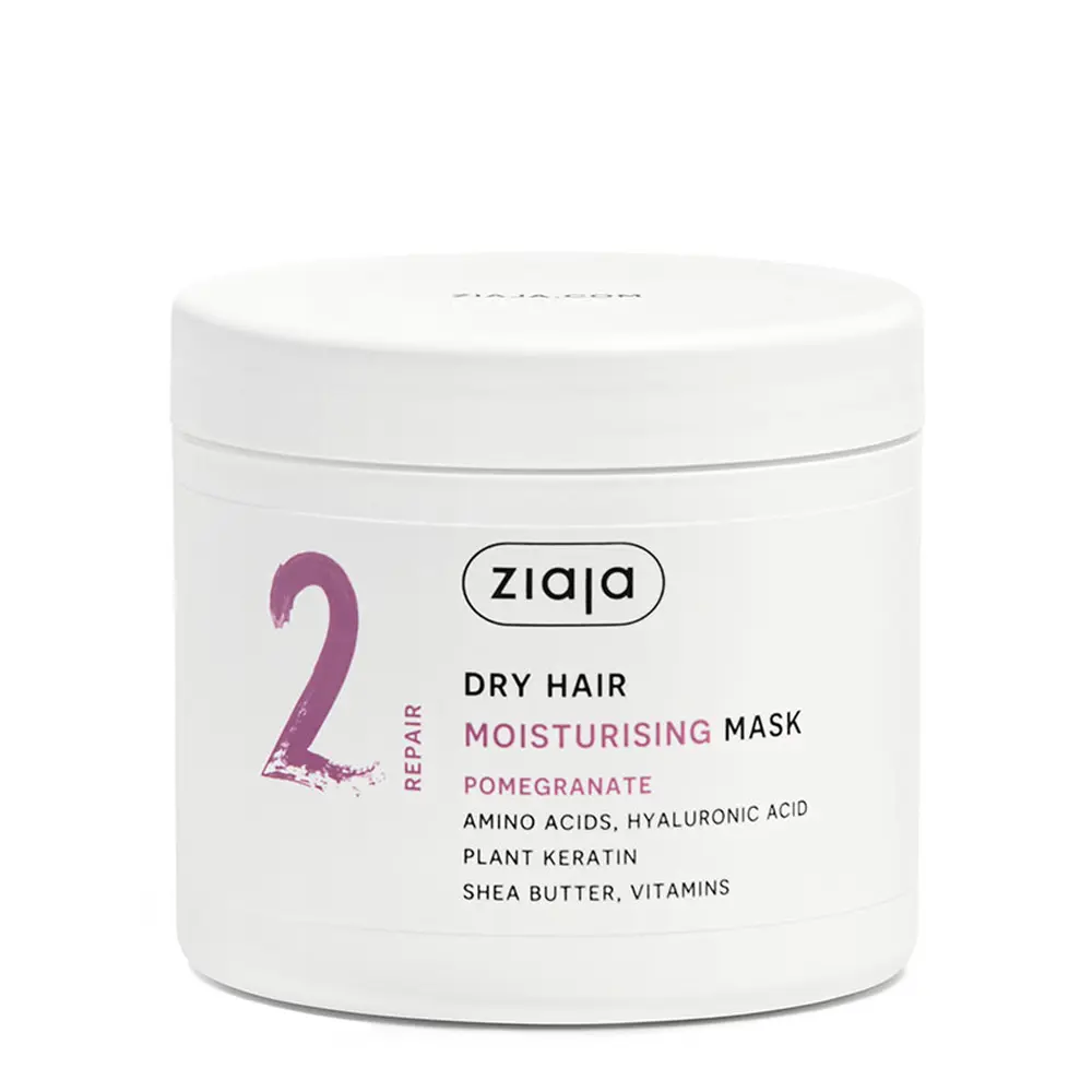 

Маска для волос Plant essentials mascarilla capilar hidratante de granada Ziaja, 350 мл.