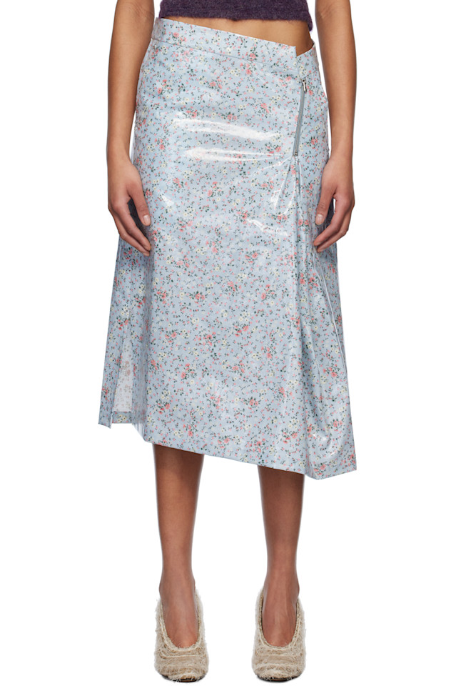 

Юбка-дождевик Smlxl миди Bless, серый