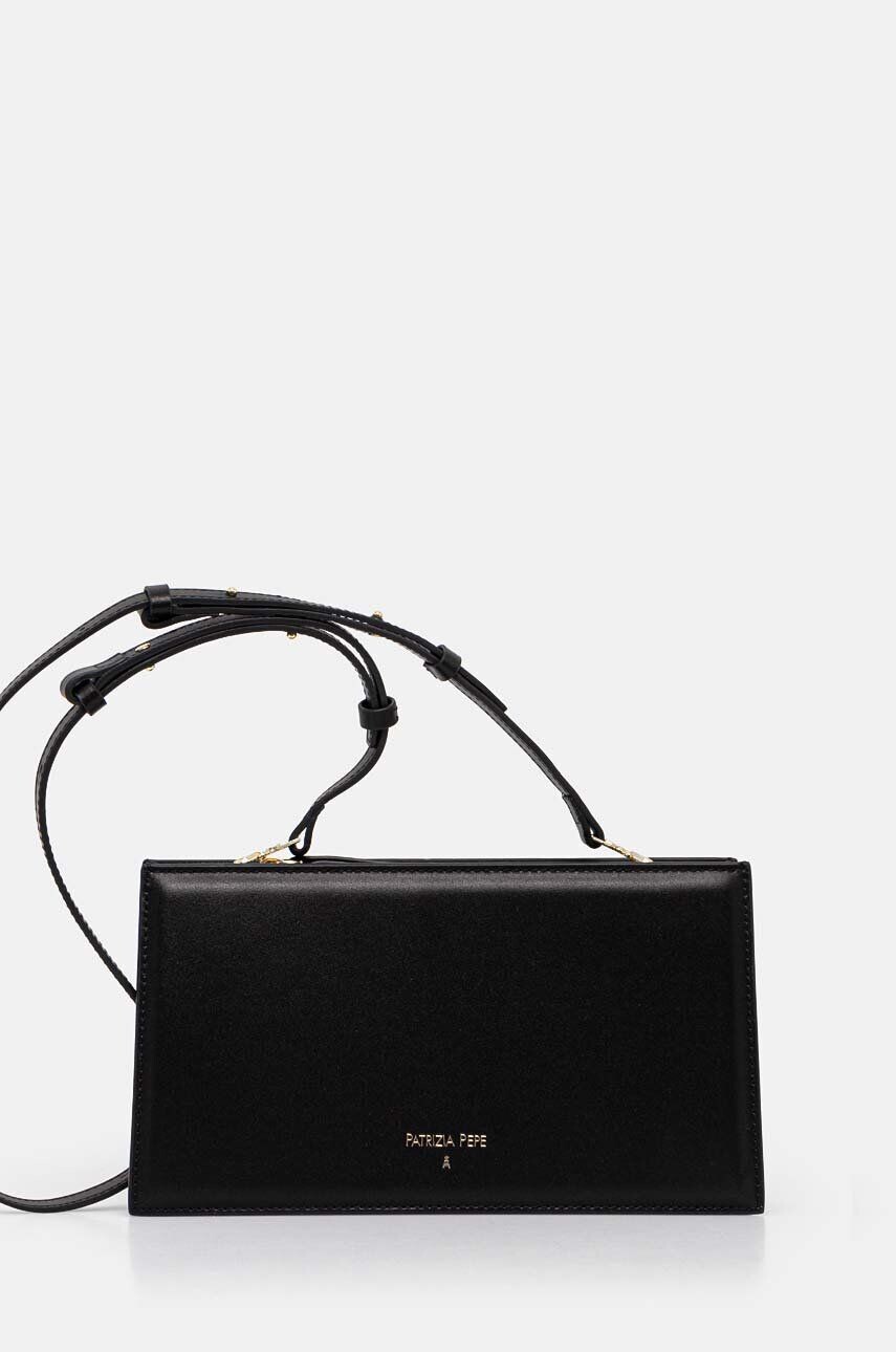 

Кожаная сумочка Patrizia Pepe, черный