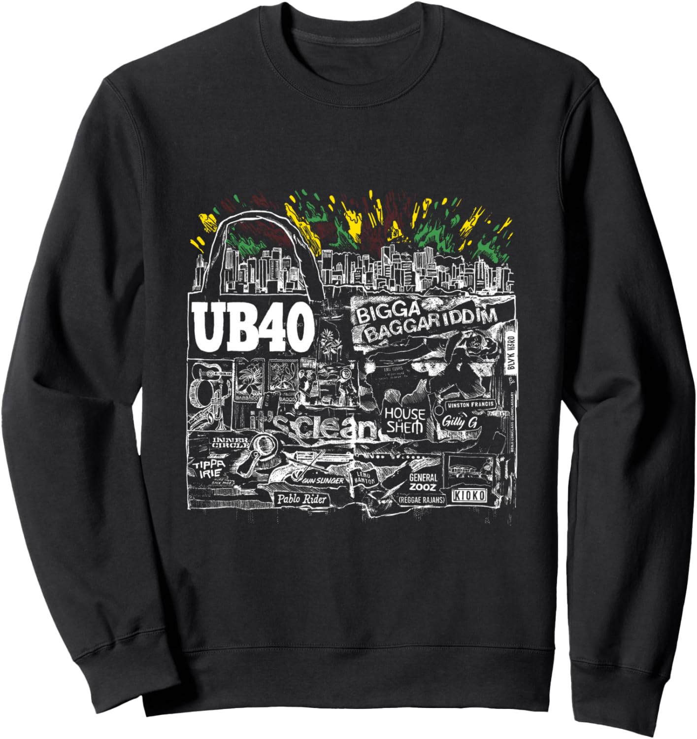 

Толстовка UB40 Bigga Baggariddim, черная Manic Merch Llc, Черный, Толстовка UB40 Bigga Baggariddim, черная Manic Merch Llc