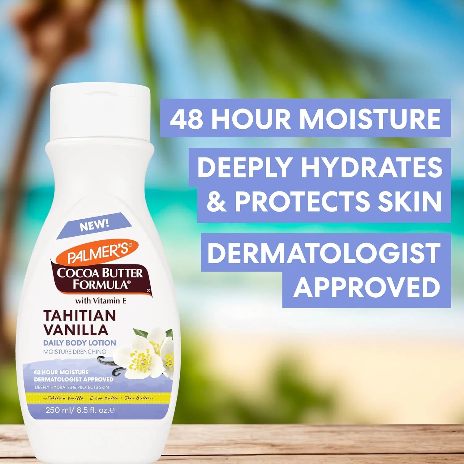 Лосьон для тела с ванилью Palmer's Cocoa Butter Formula, 8.5 унций — фото 4