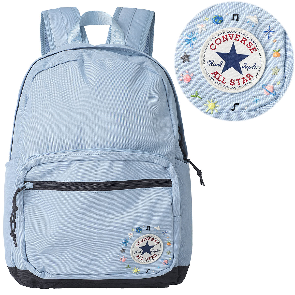 

Converse Полиэстеровый рюкзак средний унисекс светло-дымчато-голубой, Light Haze Blue