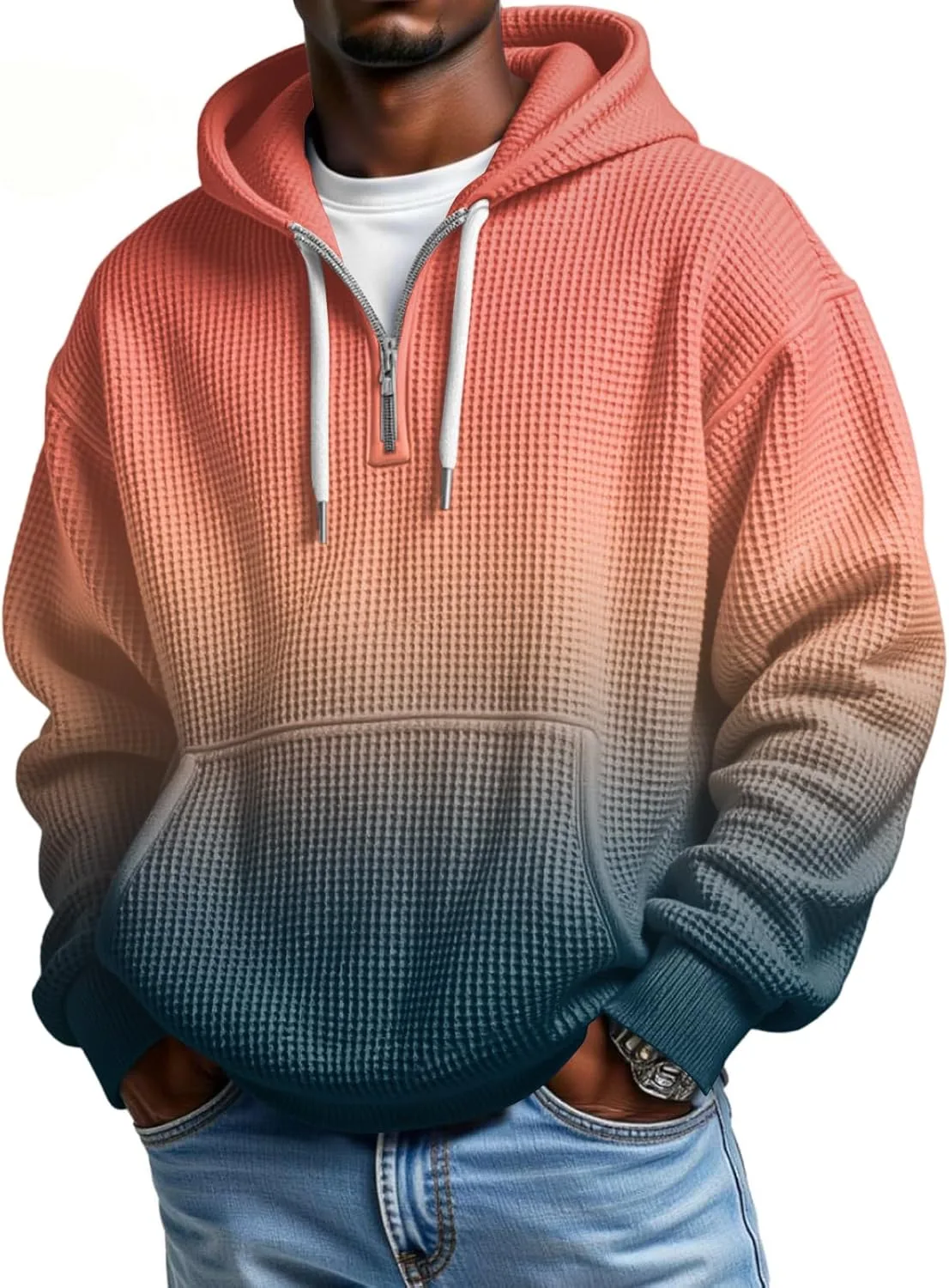 

Толстовка с капюшоном Quarter Zip Pullover Mokaloha