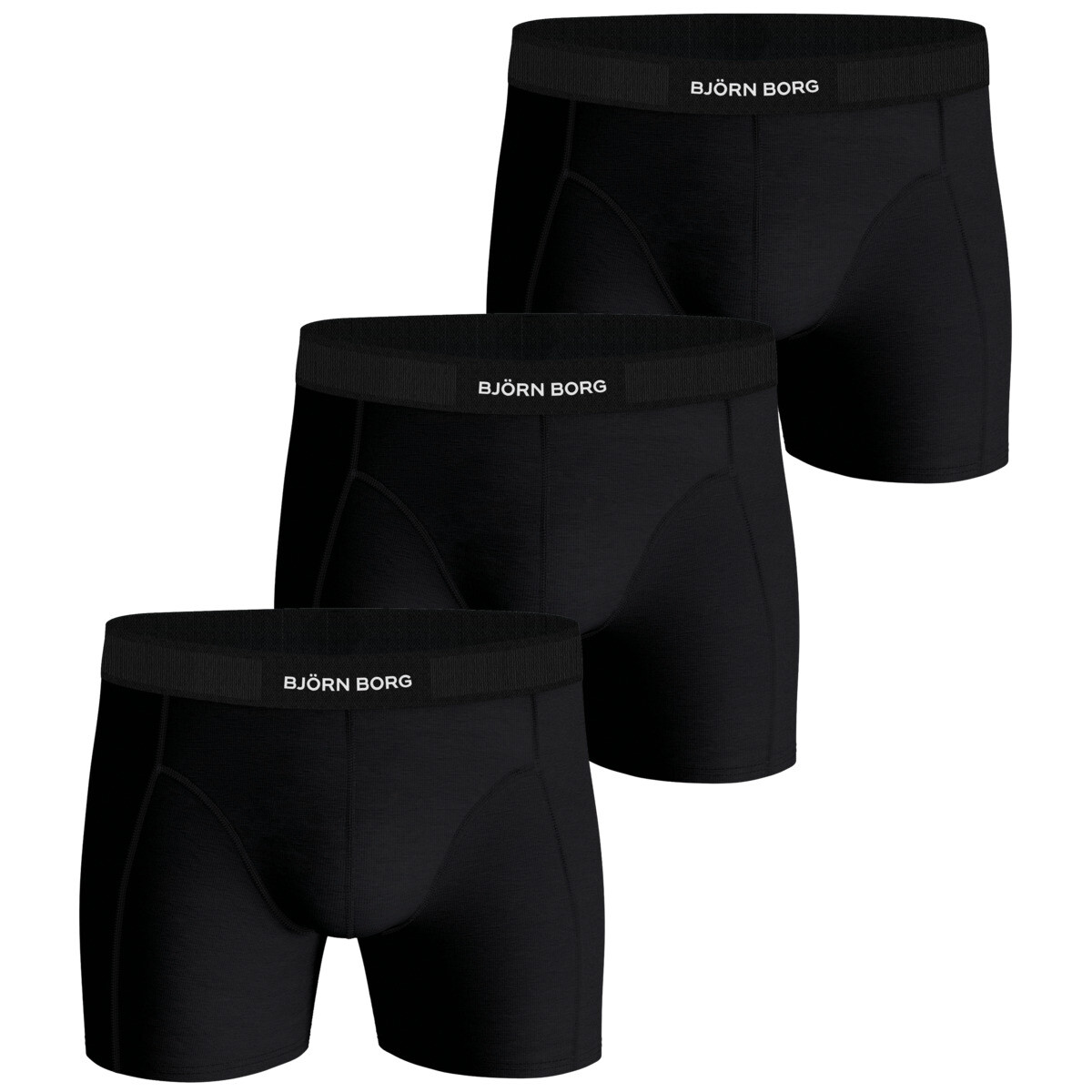 

Боксеры Björn Borg Boxershorts Premium Cotton Stretch Boxer 3 шт, черный