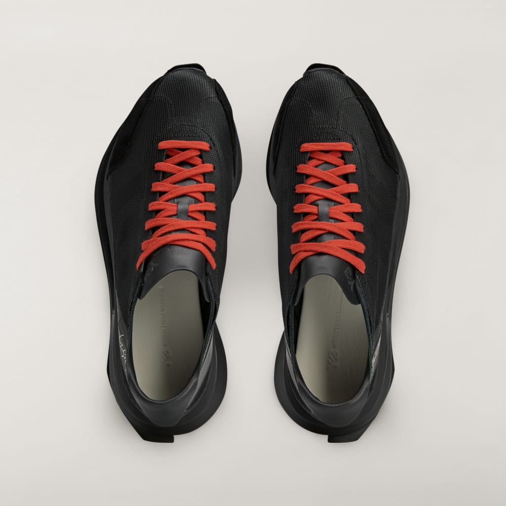 Кроссовки Adidas Y-3 S-Gendo Run, цвет Black/Black/Tribe Orange — фото 3