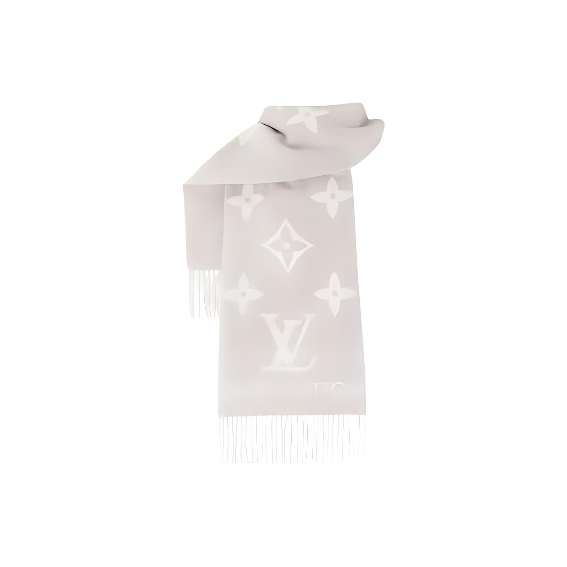 

LOUIS VUITTON Шарф Reykjavik M90896, Gray