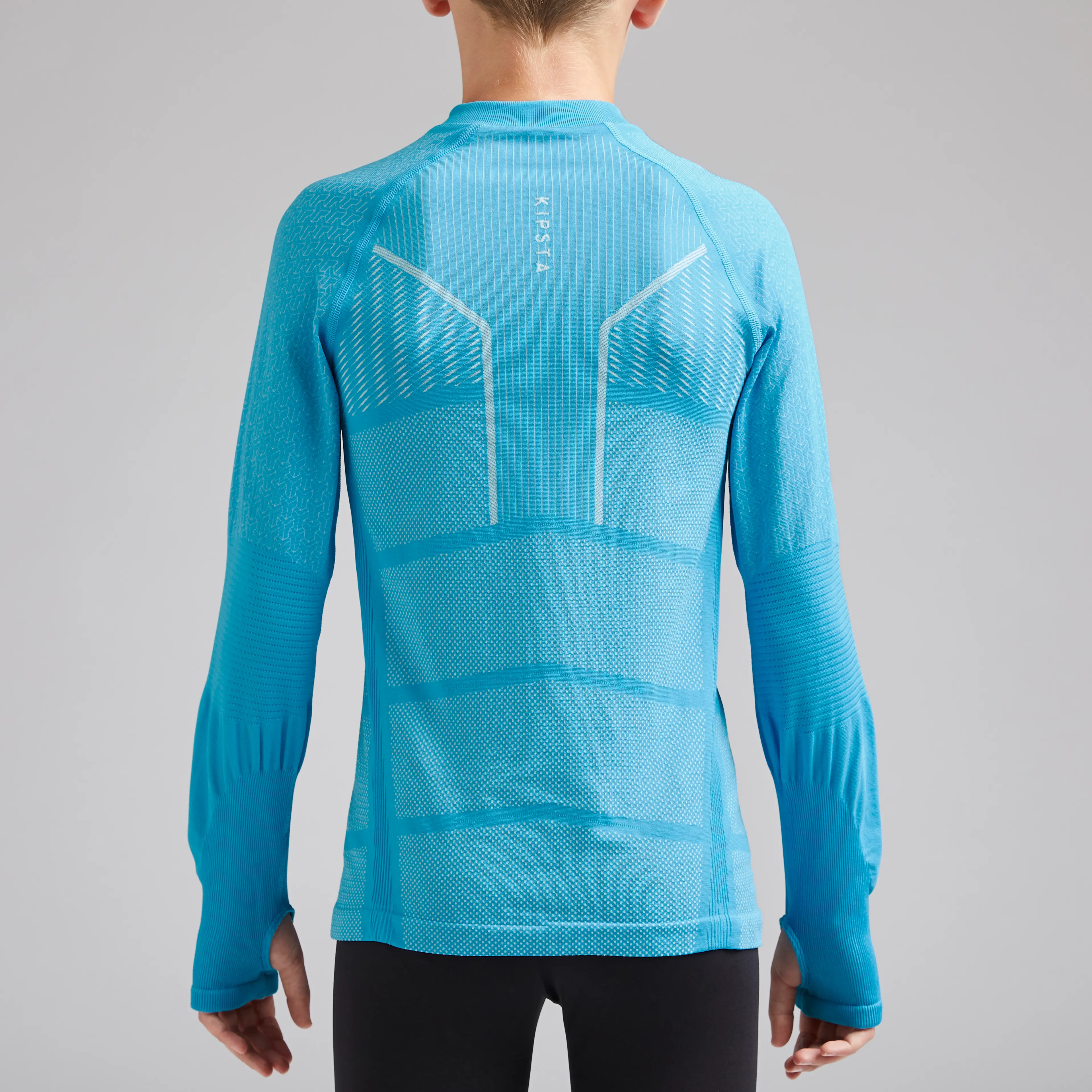 Детская футбольная футболка с длинными рукавами Keepdry 500 Kipsta — фото 3