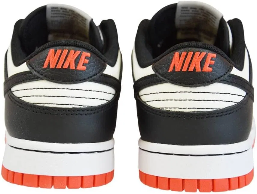 Кроссовки мужские Nike Dunk Low Retro PRM, кожа, Black/White/Red — фото 2