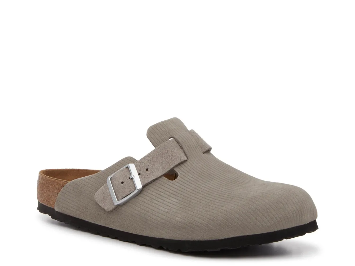 

Birkenstock Boston Corduroy Clog — мужские, серая замша