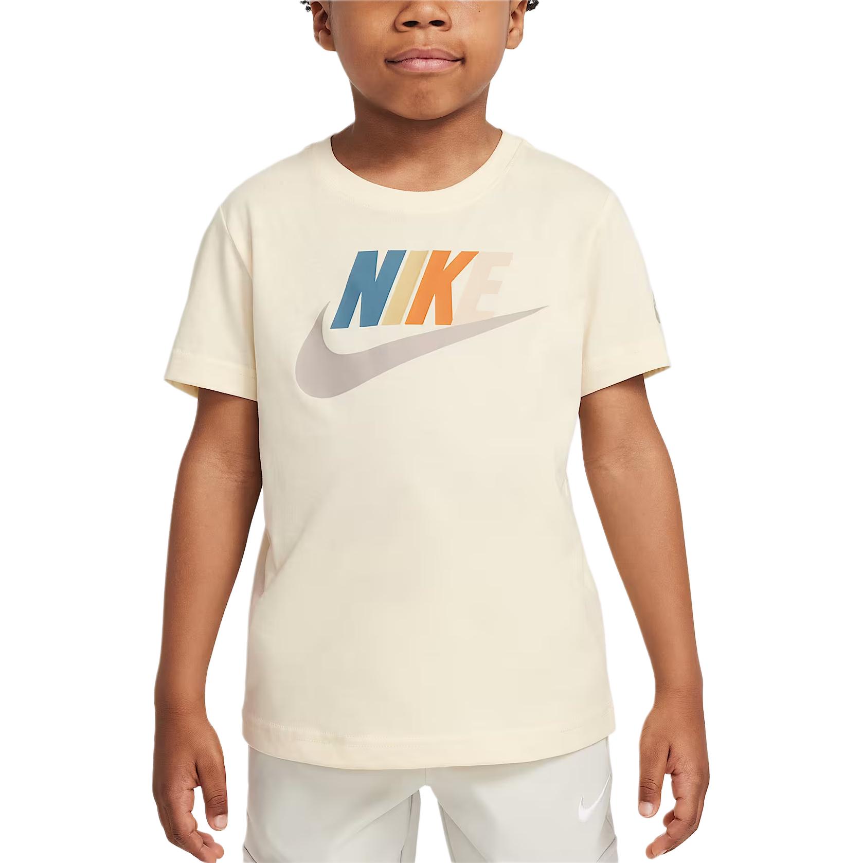 

Футболка для детей 3-7 лет Nike, кремово-белый